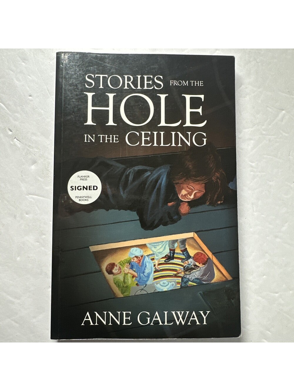 Stories From the Hole in the Ceiling Anne Galway SIGNED Newfoundland Book 2011